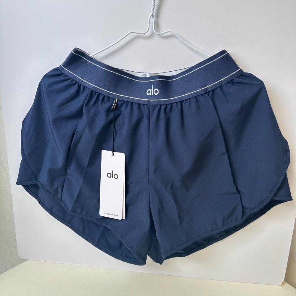 ALO Yoga Navy Athletic Shorts